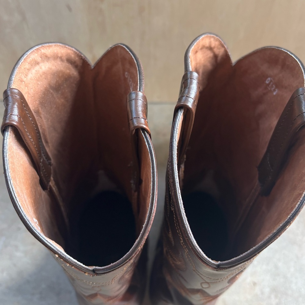 Dan Post Men’s Brown Leather Cowboy Boots DP2111R | Size 10.5 EW - Picture 14 of 15